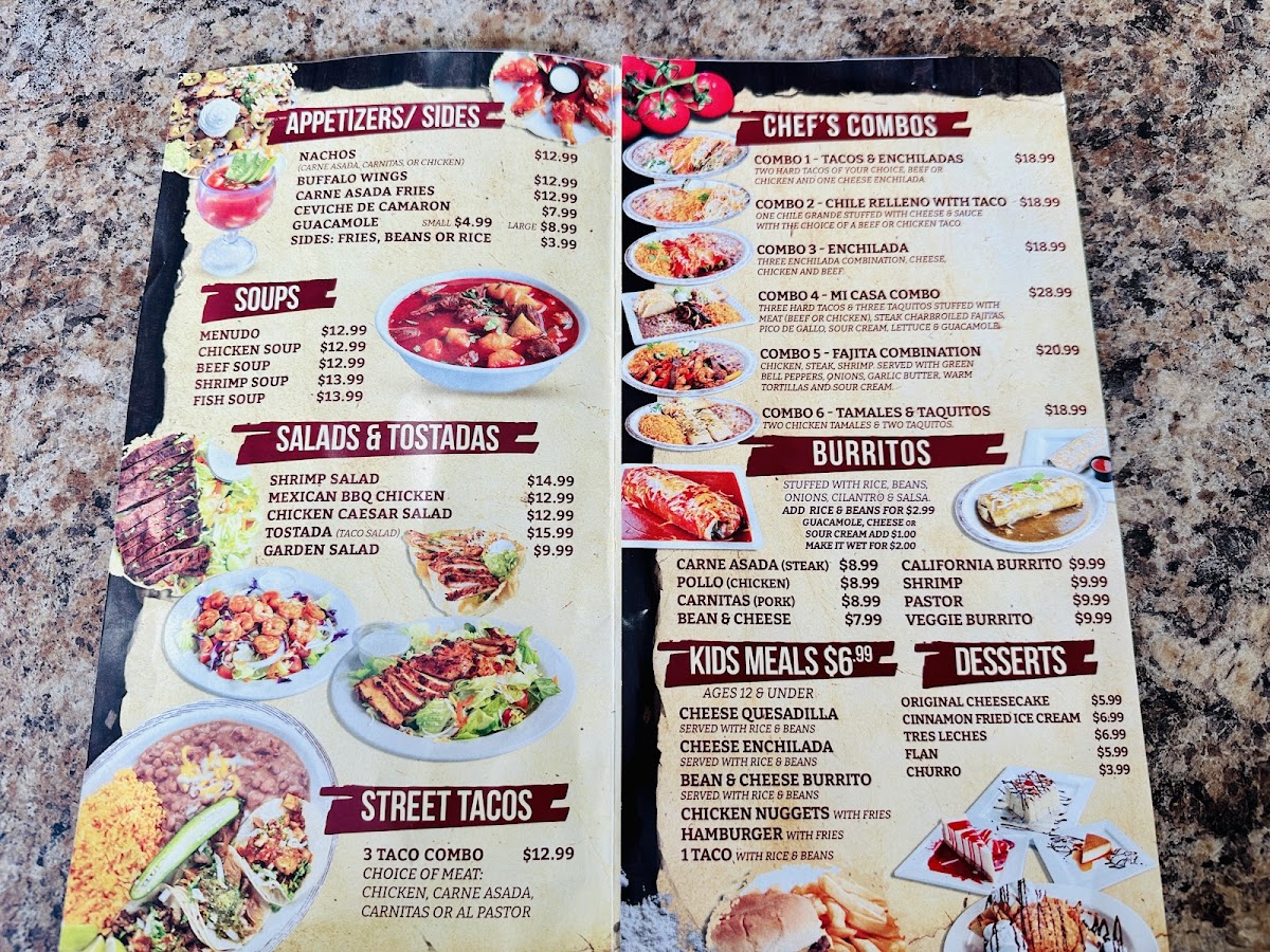 Mi Casa Mexicana Menu - Image 2
