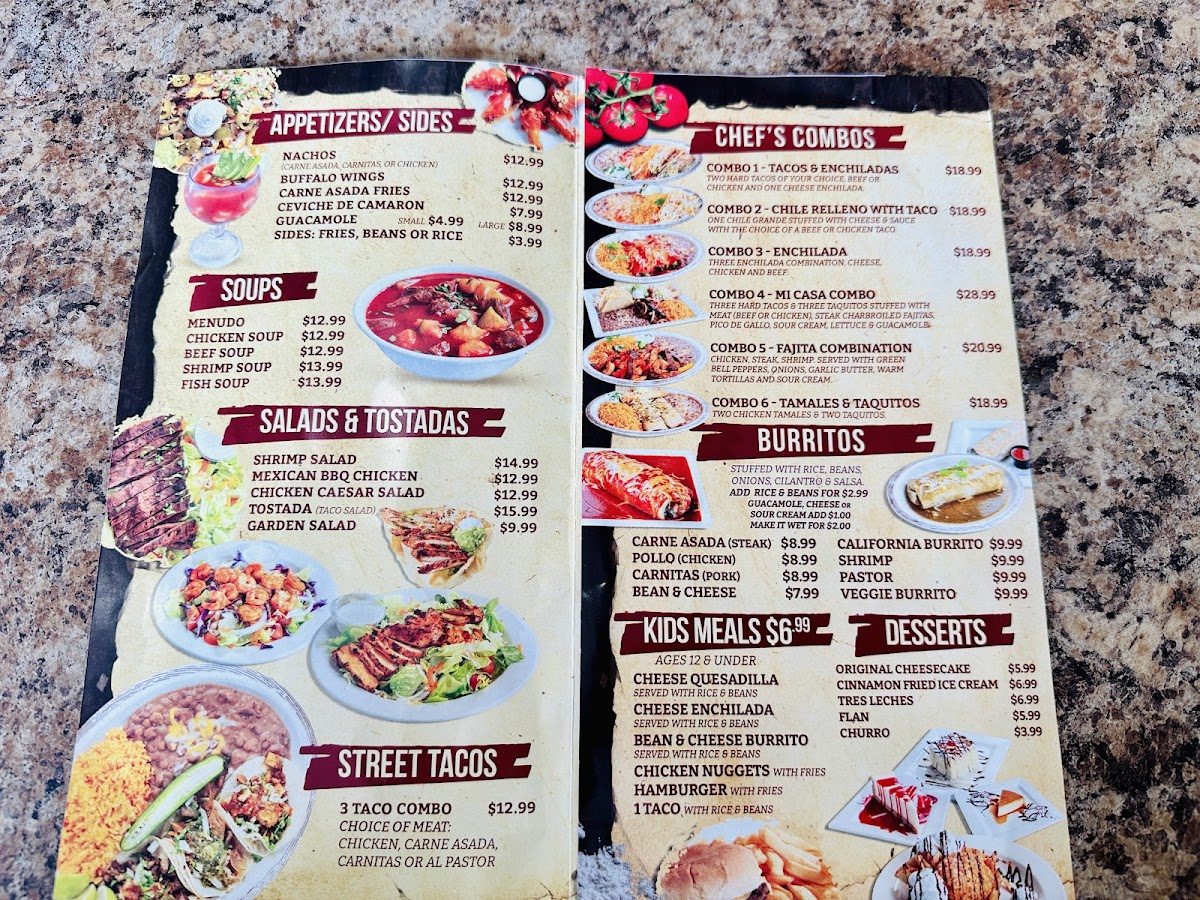 Mi Casa Mexicana Menu - Image 4