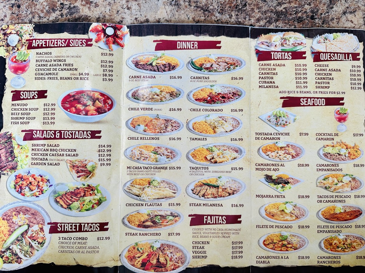 Mi Casa Mexicana Menu - Image 6